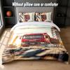 Set Biancheria da Letto MAN Design 1 Copripiumino + 2 Federe Morbido Traspirante Biancheria da Letto per la Casa