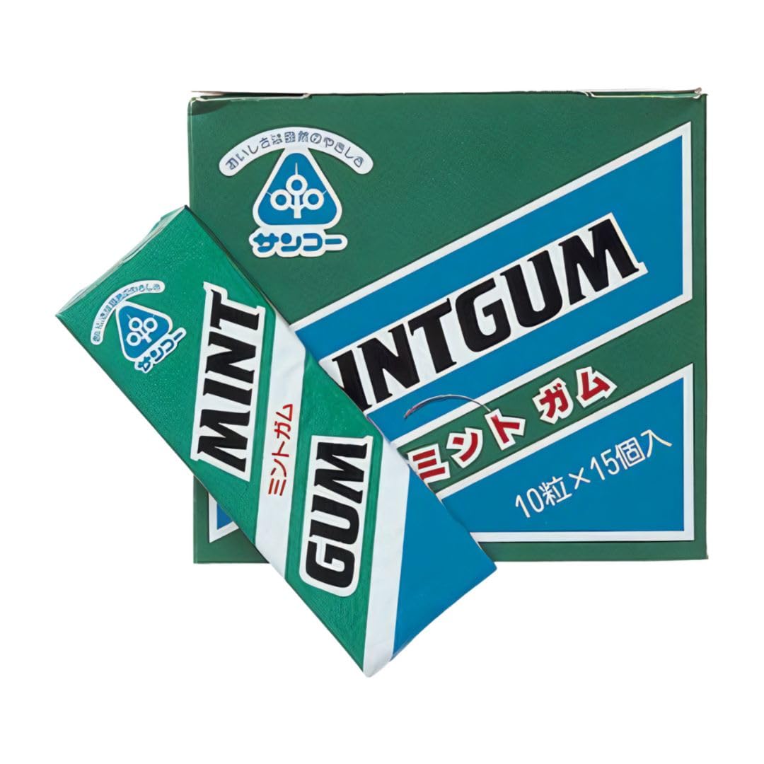 

Sanko Mint 10 Жевательная резинка, штуки, 15 упаковок (muso33016x15)