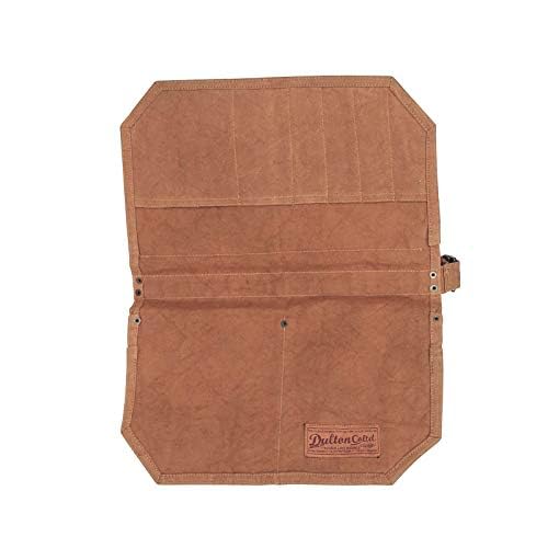 Dulton 2-Way Pouch Waxed Canvas Multipurpose Tool Bag, Camel, 260mm High x 360mm Wide, Y959-1266CAM