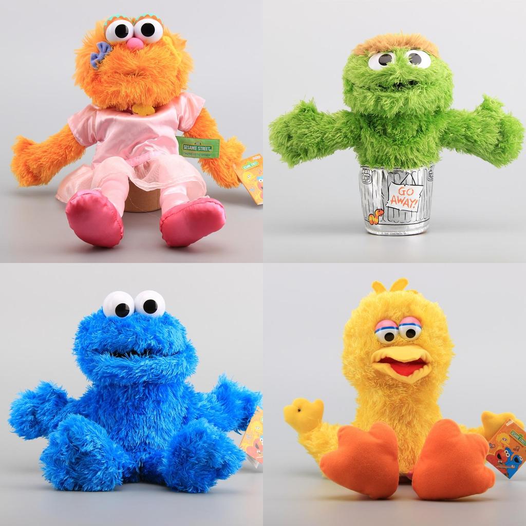 Street Hand Puppet Plush Toys Elmo Cookie Monster Ernie Delightfully Soft And Classic Stuffed Toys**