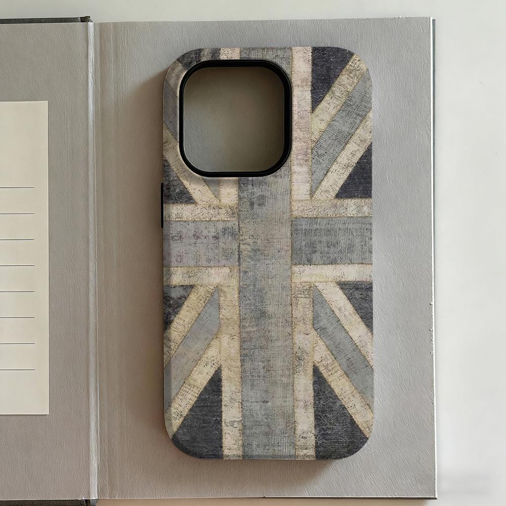 Ins Retro Cross Pattern Phone Case for iPhone 17 16e 16 15 14 13 12 11 X XS XR XSMAX 7 8 Air Pro Max Plus Luxury Double-layer