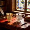 2Pieces Retro Goblets Metal Wine Cups Royal Chalices Wine Glass Medieval European Style Embossed Drinking Cups Gift
