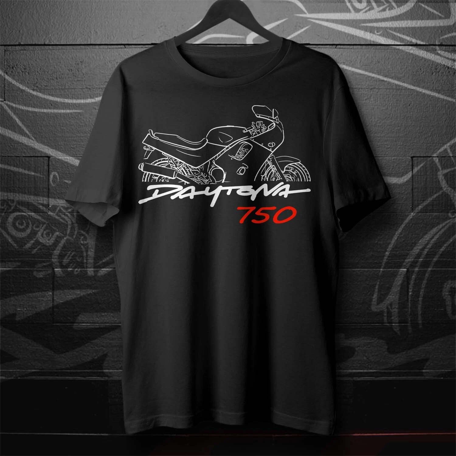 Black men s and women s T-shirt Triumph Daytona 750 1991-1993 S