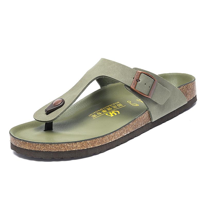New Leather Men Sandals Men's Flip Flops Women Slippers Outdoor Beach Casual Shoes Zapatos Hombre Durable Non-Slip Luxury Shoes