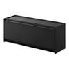 Yamazaki Jitsugyo Magnetic Medicine & Supplement Storage Case Black Body: W26 X D8 X H10.6cm Tower Floating Storage Medicine Case 1358