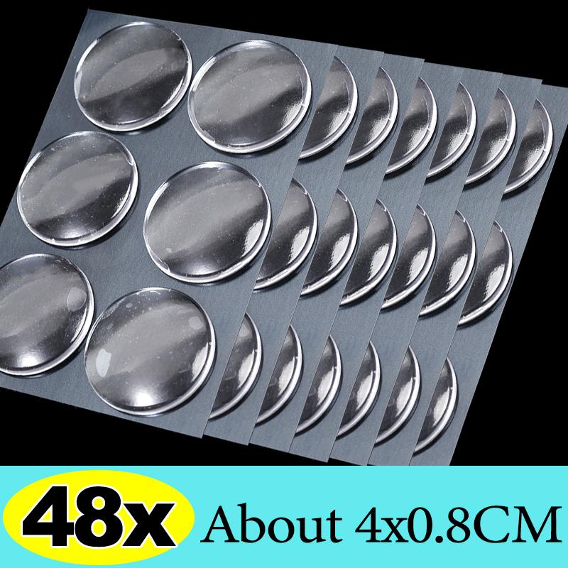 6/500x Self-Adhesive Clear Door Stop Rubber Damper Buffer Cabinet Bumpers Silicone Home Furniture Dots Cushion Protective Pads
