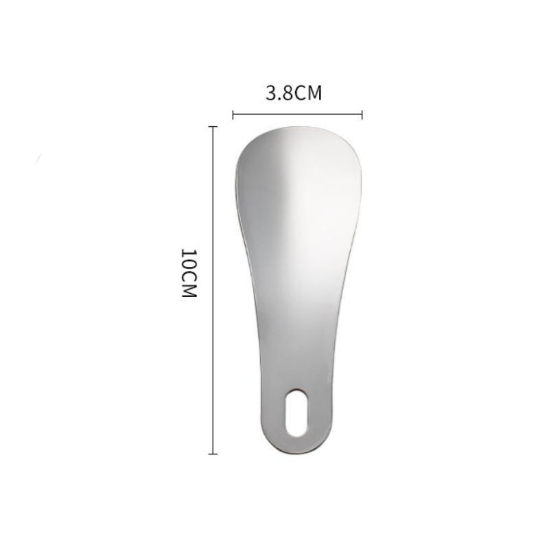 Stainless Steel Shoe Horn Portable Shoe Lifter Wear Shoe Helper Shoe Helper Labor Saving Footwear Tool For Home Travel Use