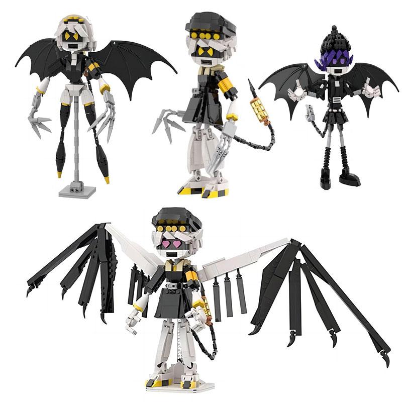 Personaggi Anime Caldi Serie di Giochi Set di Mattoncini Droni Assassini Figura V Blocchi da Costruzione Assassini Giocattolo per Bambini Regalo