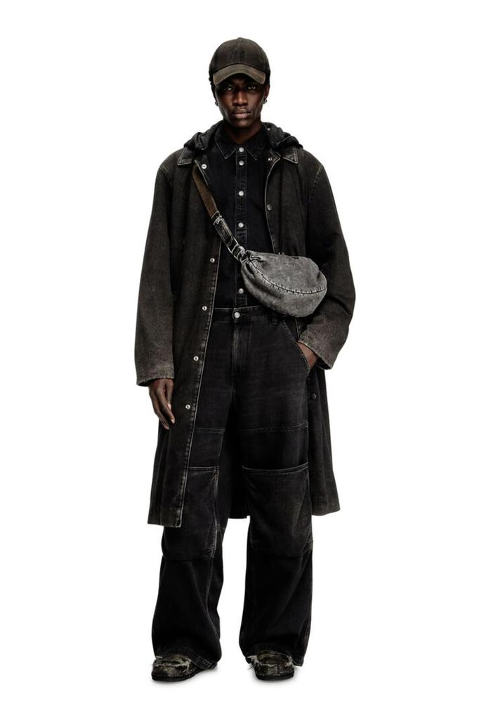 Diesel Men's D-SHIFT Denim Pants, Size 34, Black, Size 02, A1729509J96