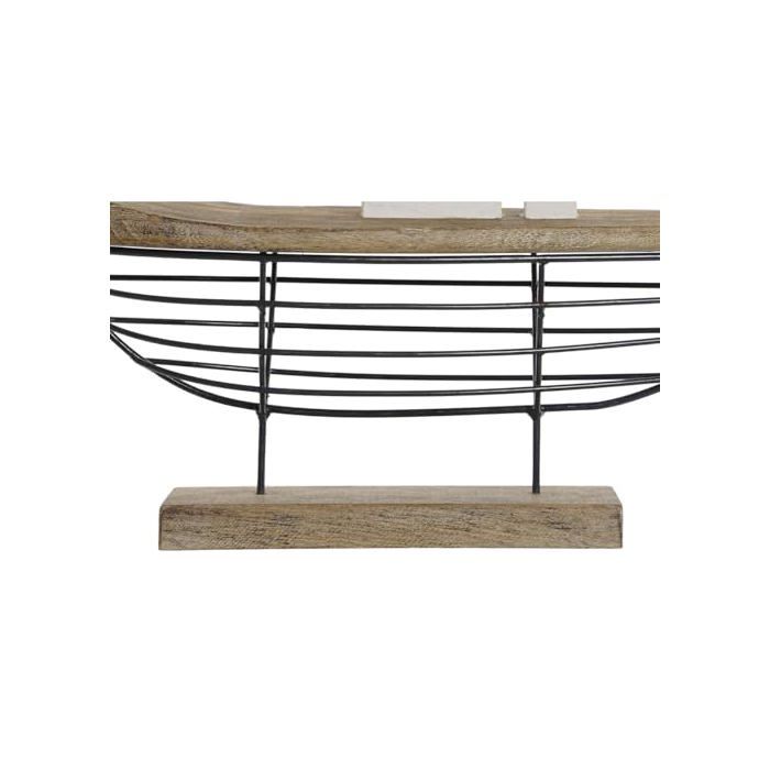 Figurine décorative voilier marin - Home ESPRIT - Finition vieillie - 54x15x61,5 cm - Multicolore - 700 g