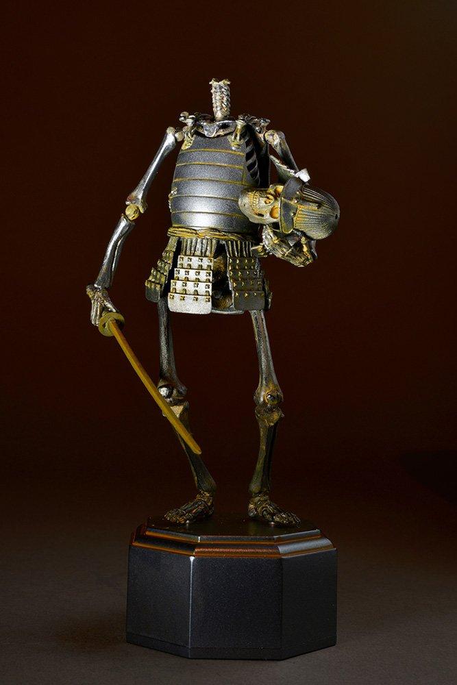 Takeya-style Articulated Figure: Skeleton Warrior (Rust-finished), Approx. 150mm, PVC & ABS, Painted, Movable Figure, KT-009