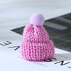 Korean Style Knitted Wool Hat with DIY Pompom Decoration - Mini Christmas Accessory