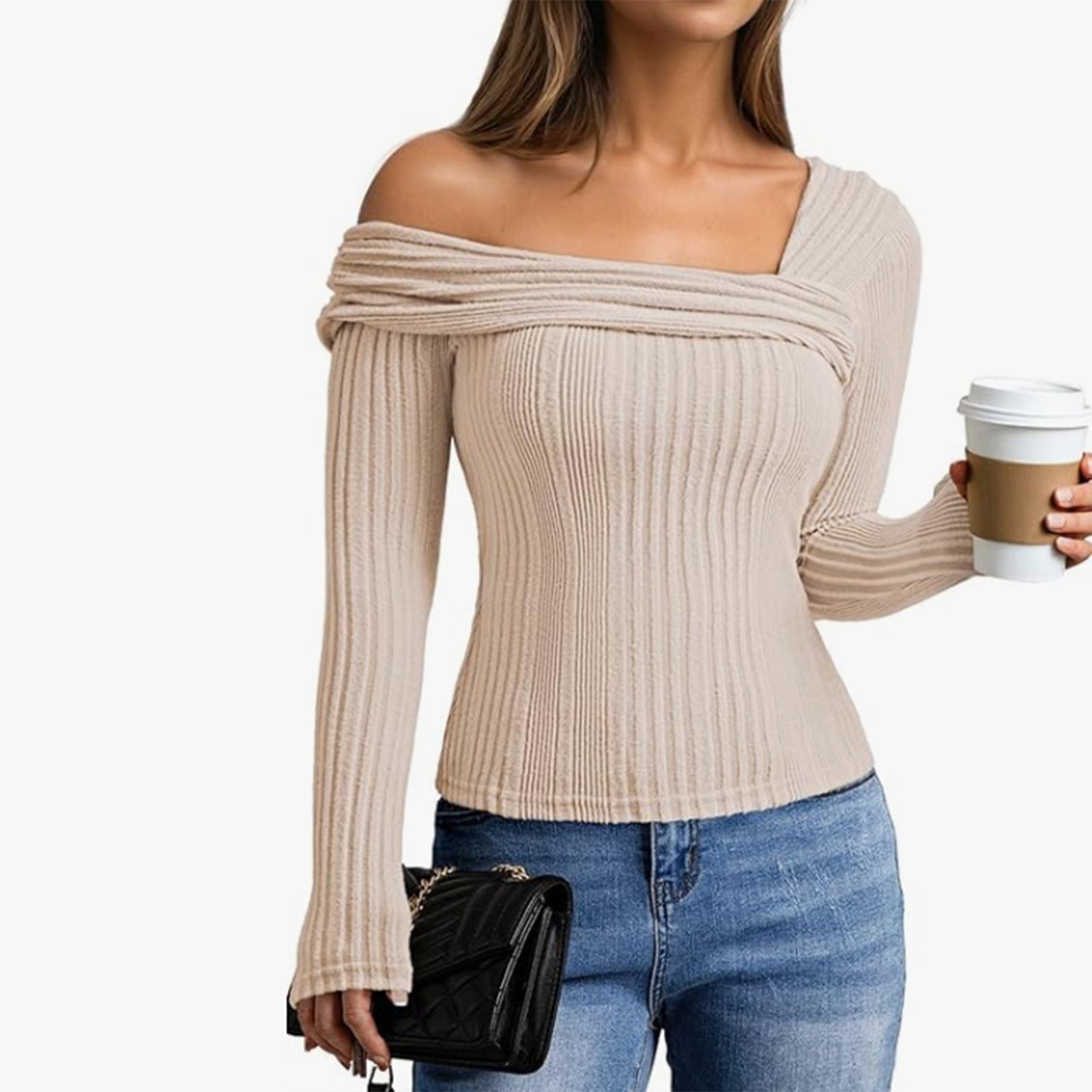 

Women s Casual Fashion Round Neck Raglan Sleeve Contrast Color Stitching Sweater XXL хаки