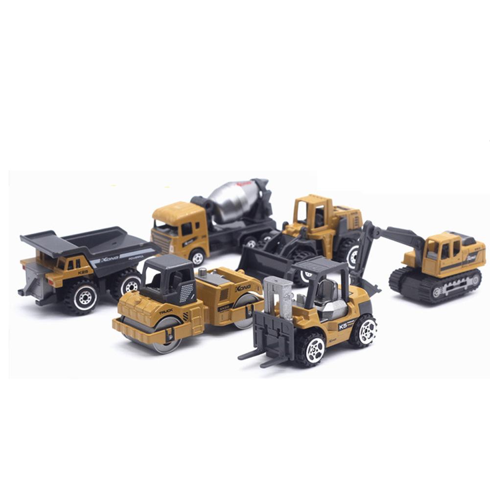 1Celsius64   Alloy Truck Engineering Car Toys Model Set for Children Gift Home Decoration