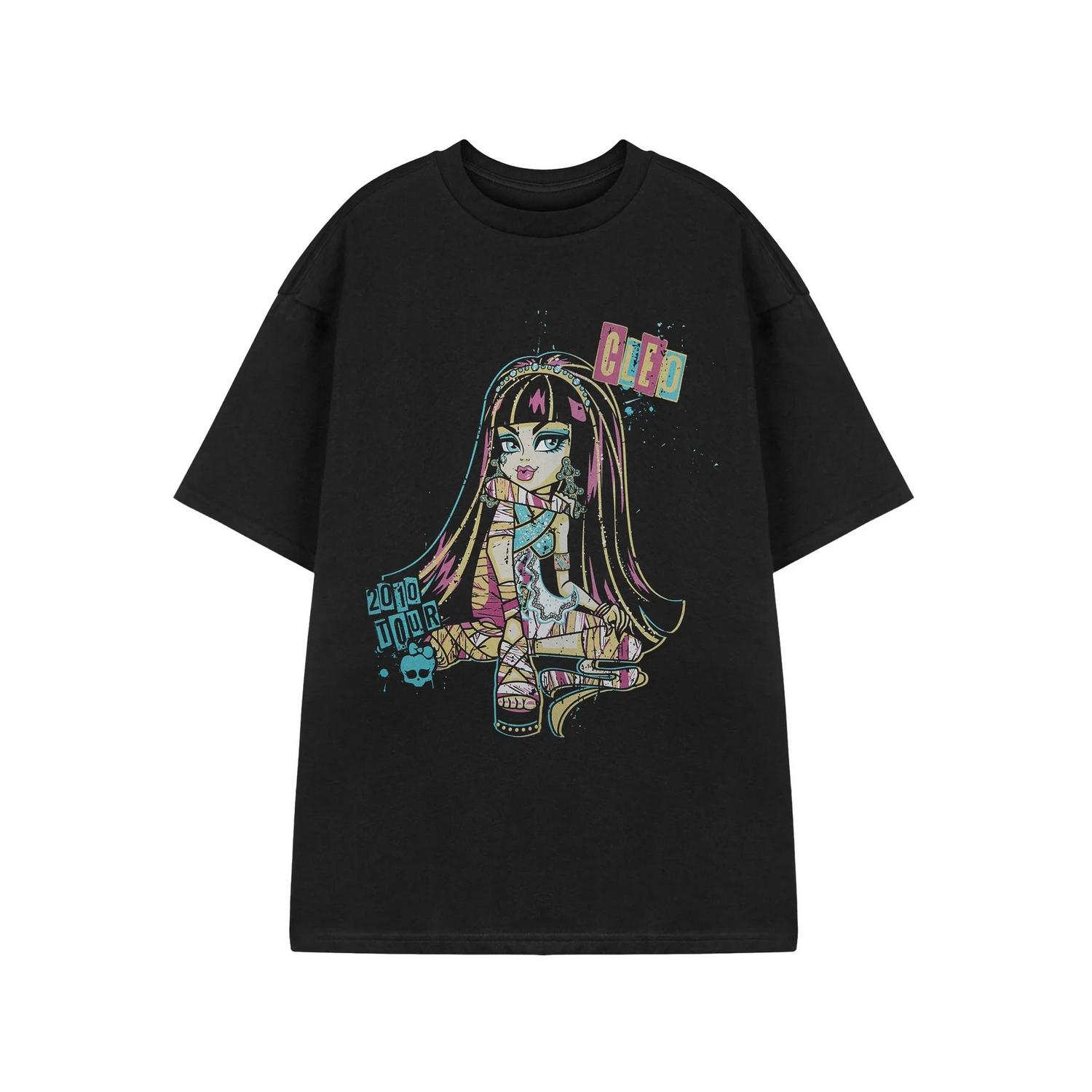 Monster High Womens/Ladies Cleo Short-Sleeved T-Shirt XXL negro