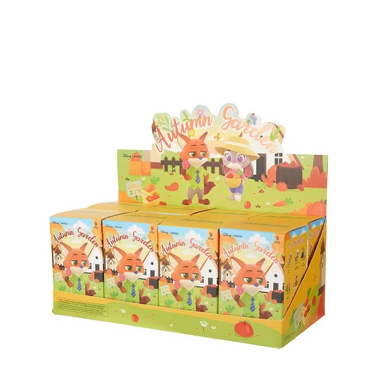 MINISO Disney Zootopia Seria Grădina de Toamnă Jucării Cutie Surpriză Kawaii Anime Figurină de Acțiune Cutie Caja Surpriză Cutie Misterioasă Păpuși Fată