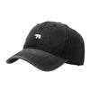 European and American Retro Washed Old Soft Top Cap Women's Tide Versatile Bear Embroidered Baseball Cap Men's Casual Sun Hat