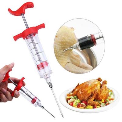 Barbecue BBQ Tools Set Grill Syringe Kitchen Accessories Sauce Injector Roast Needle