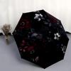 1PC Floral Pattern Umbrella-8-Rib Reinforced, Automatic Open, Lightweight & Durable, Fashion Accessory for Outdoor, Beach L0338