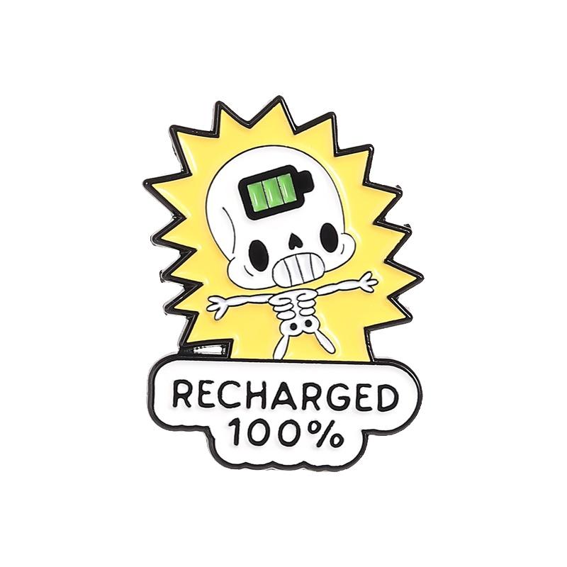 

Time To Recharge Enamel Pin Ask Dad Because Mans On Recharbe Funny Quotes Cooffe Cup Brooch Lapel Badge Jewelry Gift for Friends