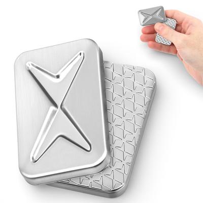 Looren Nueva Sensación Fidget Deslizador para Diapasón Estrés EDC Juguete, Adultos, Efecto, Alivio, Gadget, (Plata)