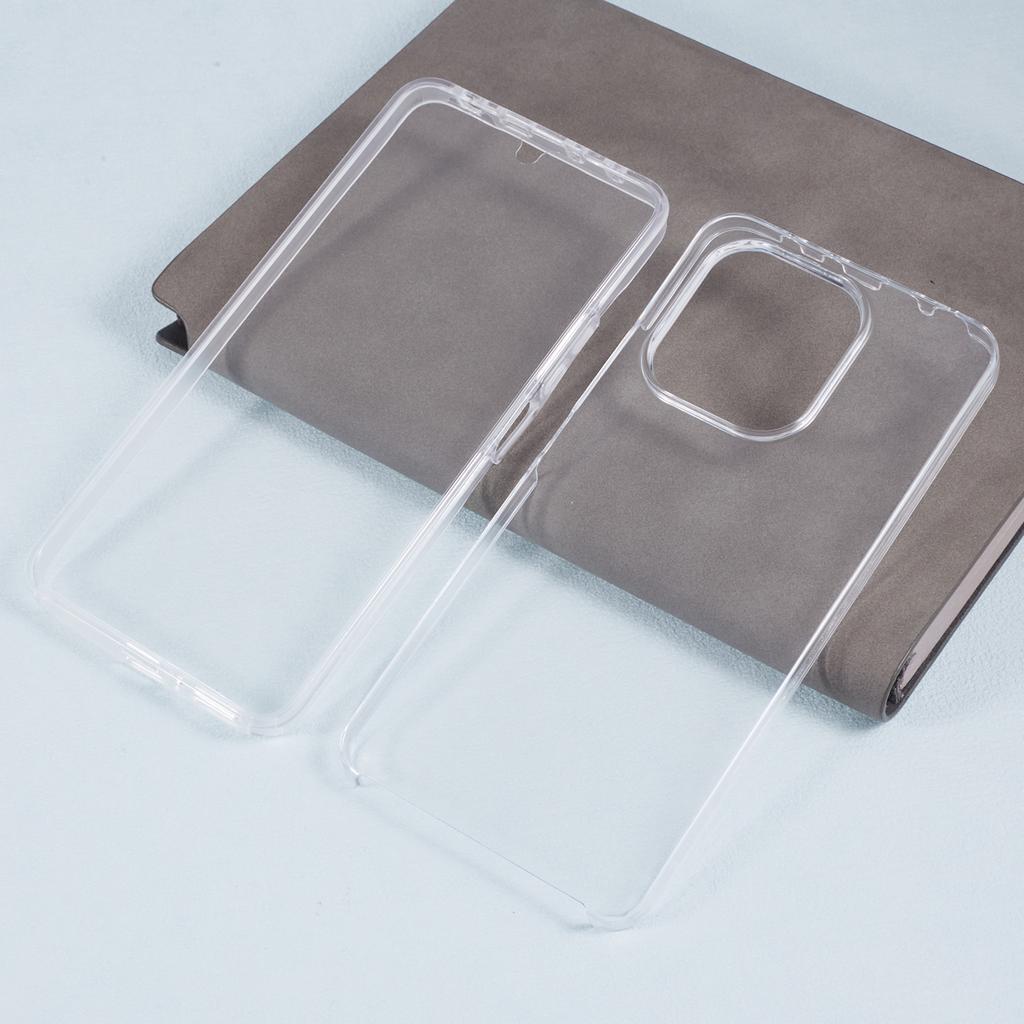 Phone Case for Xiaomi Redmi Note 13 4G Shell Acrylic Back+PET Front Cover with TPU Frame