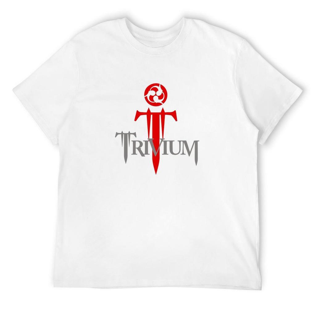 Trivium Band T-Shirt Custom T Shirt Plus Size Clothes Plain White T Shirts Men