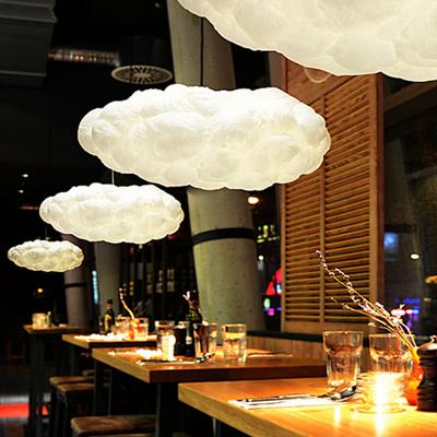 Lâmpada Nuvem Luminosa Ajustável Aparência Adorável Uso Diário Nuvem Artificial LED Luz de Teto Adereços de Fotografia