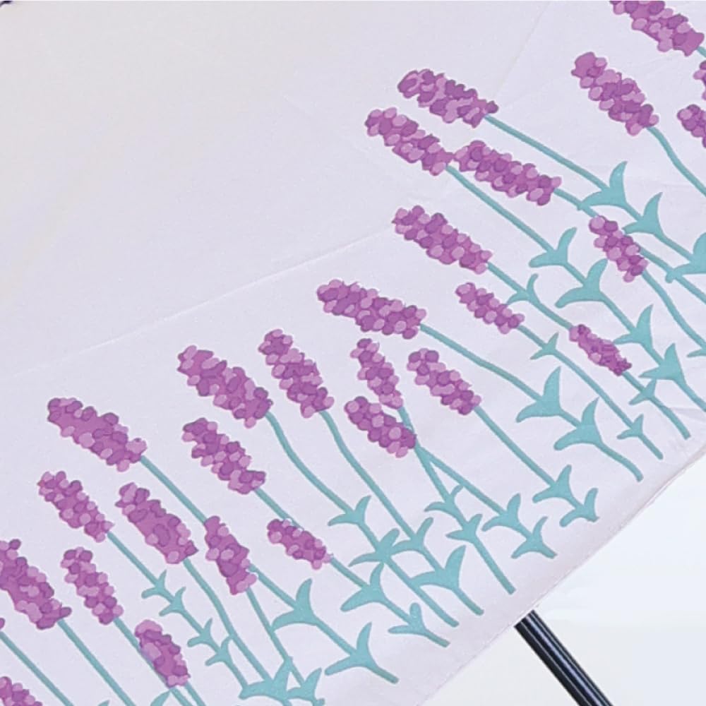 SWINGPLUS Faltbar für sonnige und regnerische 50cm [Swing Plus] Regenschirm, Tage, Sprühbeschichtet, UV-behandelt, Hitzebeständig, 100% Polyester, (Grau (Blume))