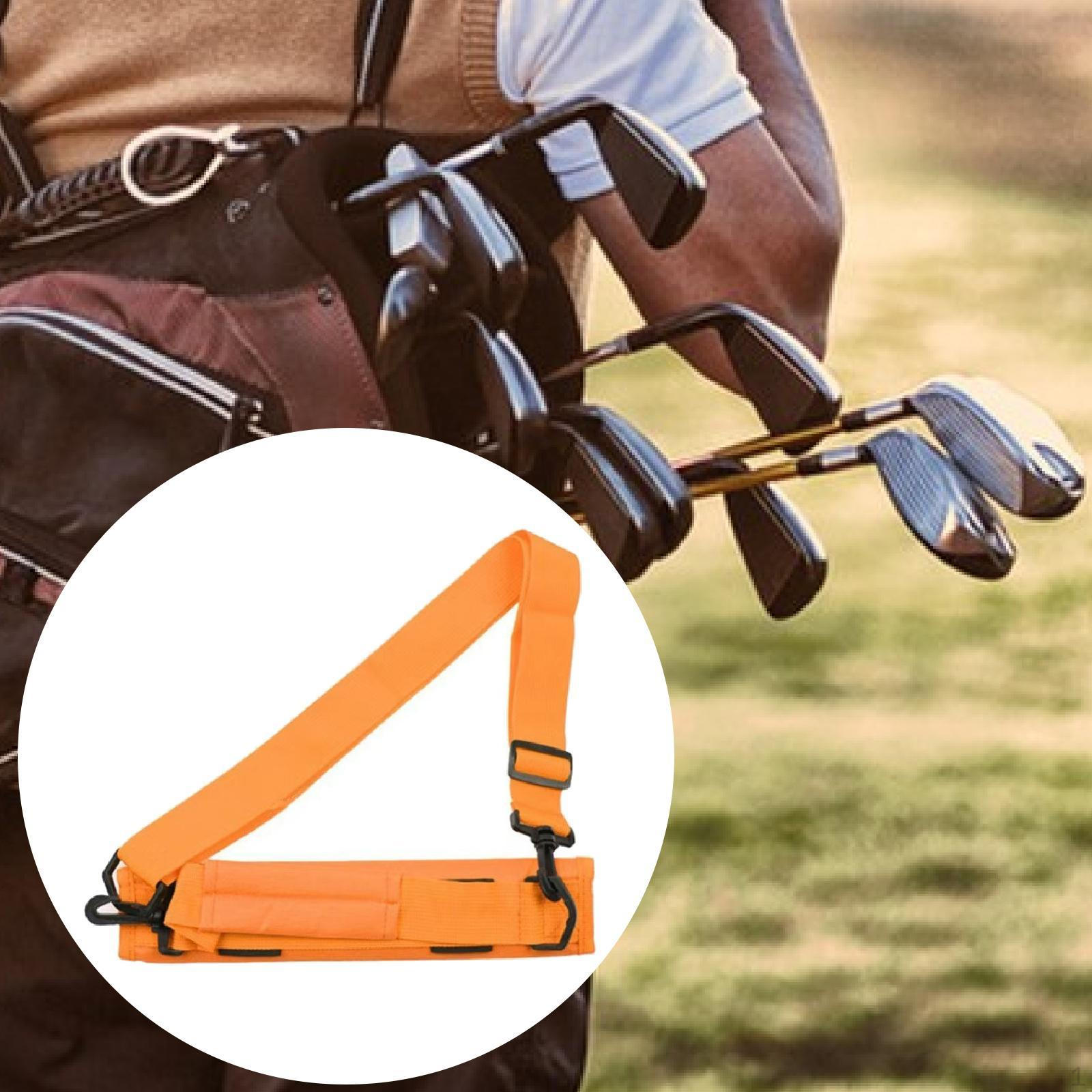 

Сумка для гольфа с регулируемым плечевым ремнем, подарок для гольфиста, переноска для тренировочного поля, портативный чехол оранжевый