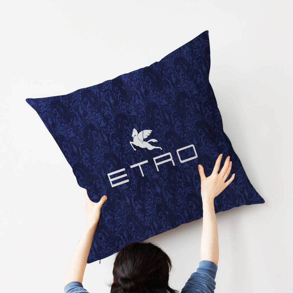 Brand E-Etro Pillow Cushion Cover Pillowcase Living Room Sofa Home Decor Customized