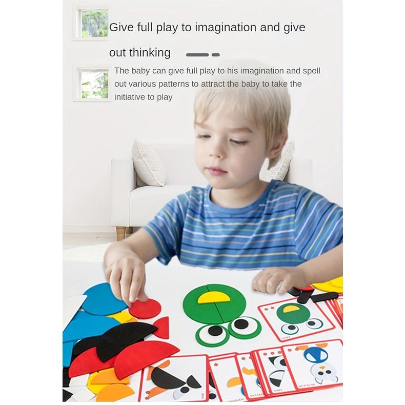 Деревянная головоломка 3D креативная игра-головоломка в форме животного геометрическая — фото 8