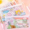 Clear Mesh Pencil Case with Zipper Large Capacity Transparent Stationery Bag for Students Exam Compliant Portable Multi-Purpose Makeup Travel