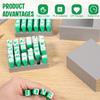 2Pcs PLA Plastic Uppercase Lowercase Alphabet Clay Stamp Set Versatile User Friendly 3D Printed Letter Stamp for Arts and Crafts