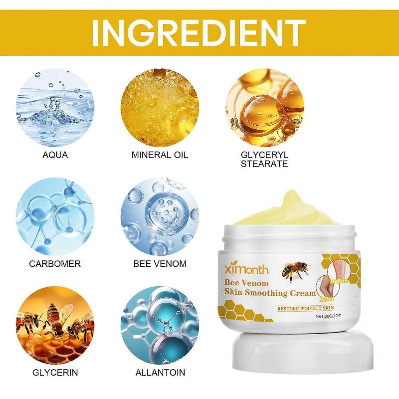 Bee Venom Anti-Varicose Soothing Cream with Vitamin K, Reduces Swelling & Spider Veins, Leg Care Cream, 100ml