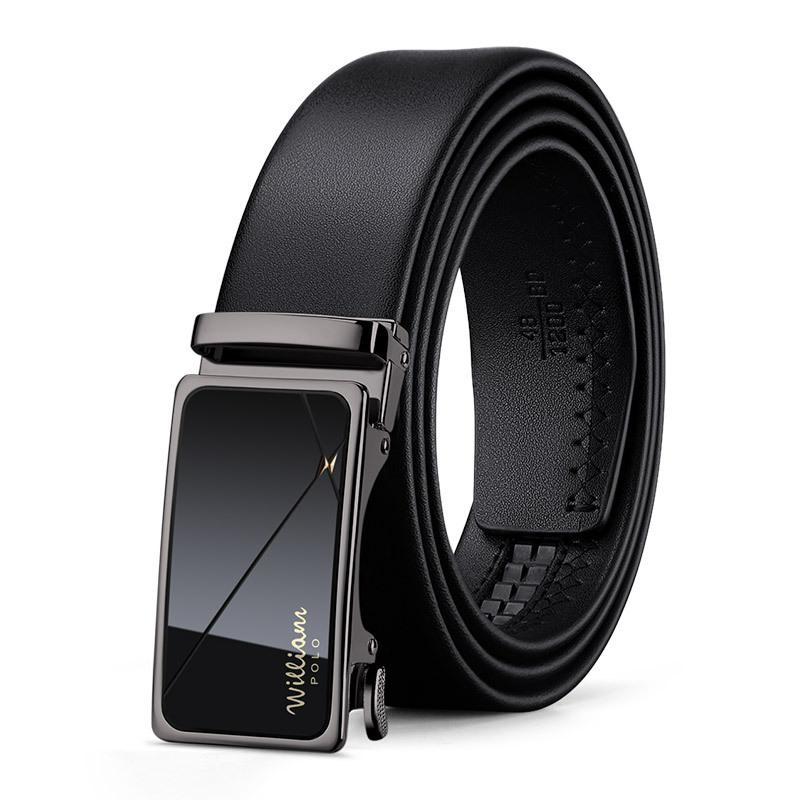 Emperor Belt Men's Genuine Leather 2022 New Automatic Buckle Business Casual Belt Pure Cowhide Pant Belt