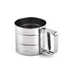Stainless Steel Handheld Baking Flour and Sugar Sifter, Semi-Automatic Cup-Type.