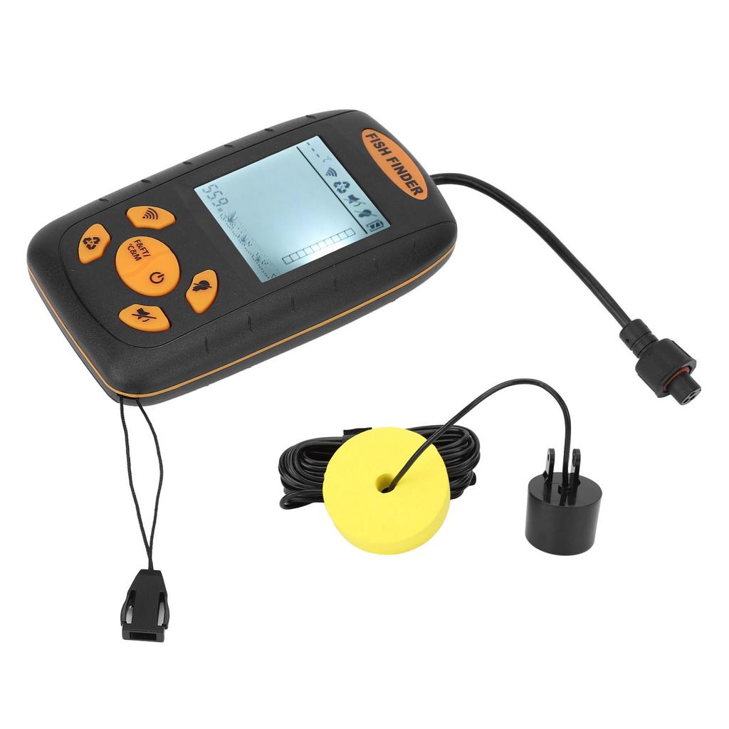 Fish Finder LCD Display Sonar Sensor Handheld Portable Fish Depth Finder for Kayak Boat Lake