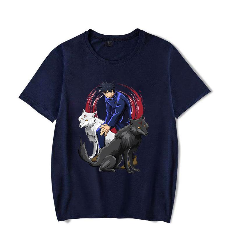 New Fushiguro Megumi Print Short Sleeve T Shirts Men Men Shirts Summer Short Sleeved Anime T-shirts Comfy Soft Shirts Loose Tops