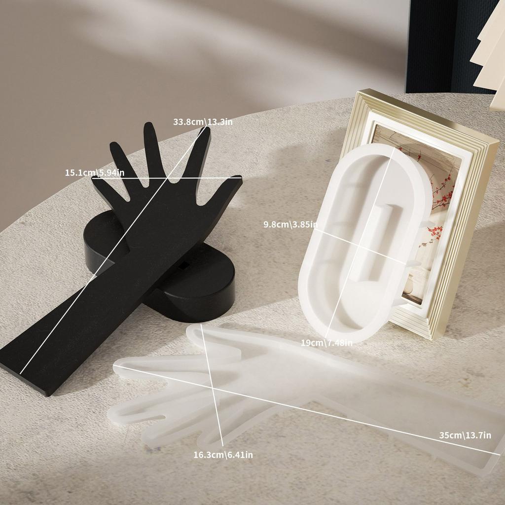 Elegancki Manekin Damskiej Ręki Stojak Ekspozycyjny do Przechowywania Biżuterii Akcesorium do Prezentacji Naszyjników Organizacja Domowa