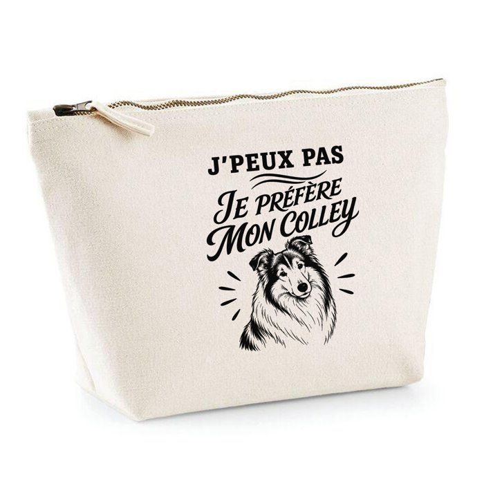 Trousse de toilette - PLANETEE - J'peux pas minimaliste - Beige - 100% coton - 3 L