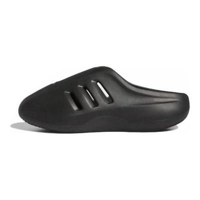 Adidas Originals AdiFOM IIInfinity Mules Quiet Abrasion Resistant Closed Toe Slippers Unisex Black Gold IG6969(Team80-S-BOX)