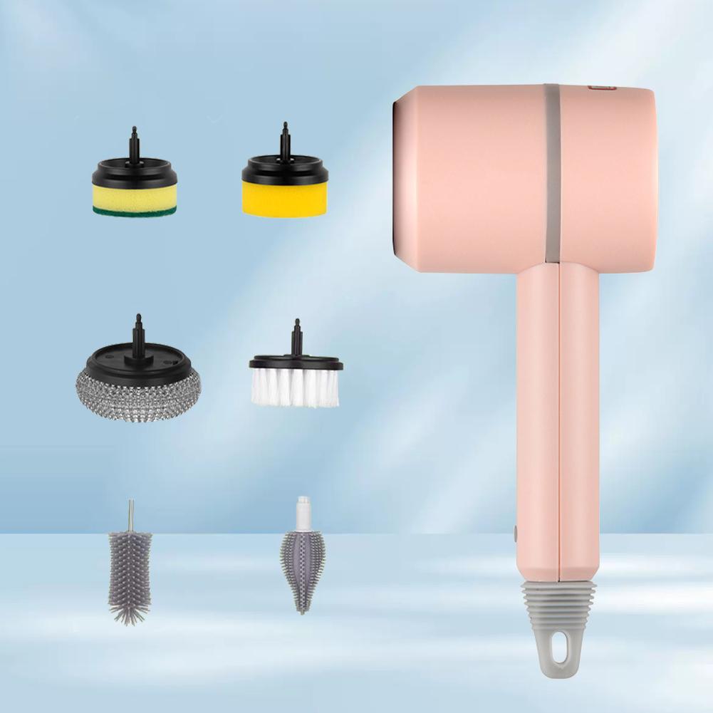 

Electric Automatic Cleaning Scrubber USB Charging Cordless Power Scrubber Multifunctional for Home Kitchen Bathtub Bathroom