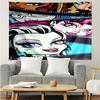 Monster High1 Tapestry for Bedroom Aesthetic Classroom Tapestries Wall Hanging for Living Room Dorm Office,Ideal Creative Gift
