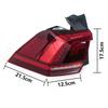 Fanale Posteriore Luce Freno Paraurti Posteriore Auto Lampada Coda Luce Indicatori di Direzione 5NN945095A 5NN945096A Per VW Tiguan 2017 2018 2019 2020 2021