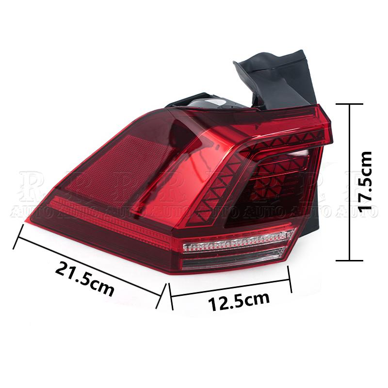 Fanale Posteriore Luce Freno Paraurti Posteriore Auto Lampada Coda Luce Indicatori di Direzione 5NN945095A 5NN945096A Per VW Tiguan 2017 2018 2019 2020 2021