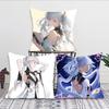 Jinhsi Anime Spiel W-Wuthering Waves Kissenbezug Quadratisches Kissen Schlafzimmer Sofa Freizeit Komfort Auto Wohnzimmer Heimdekoration 40X40