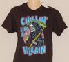 Mens T-Shirt Grim Reaper Size Small Chillin' Like a Villain Skeleton DOM Apparel