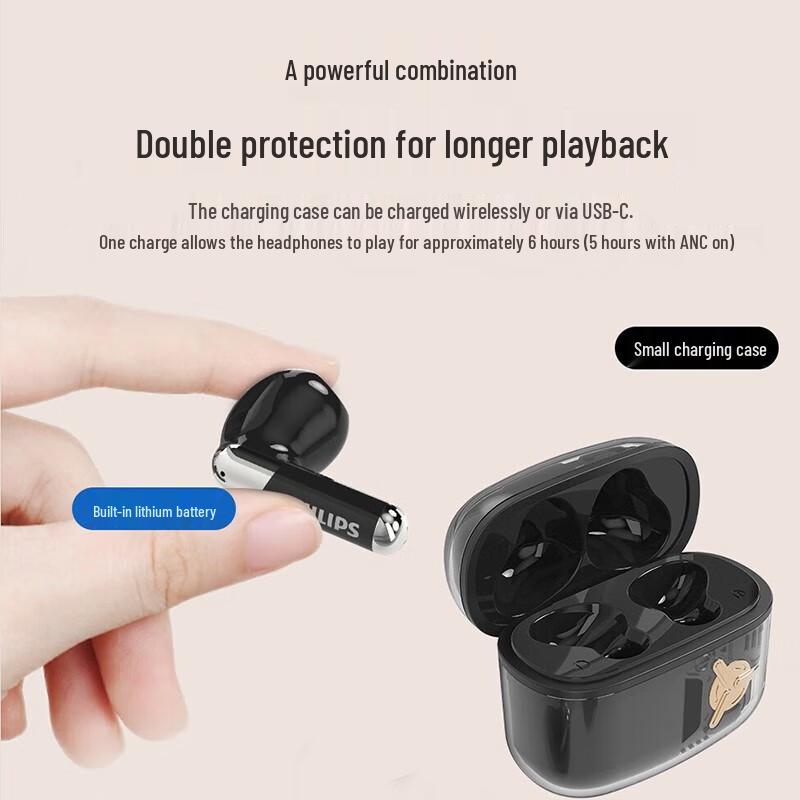 Philips TAT1168 Bluetooth Wireless In-Ear Earphones