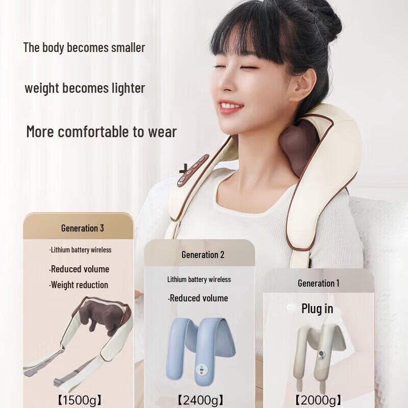 AUX Shoulder and Neck Massager with Heat